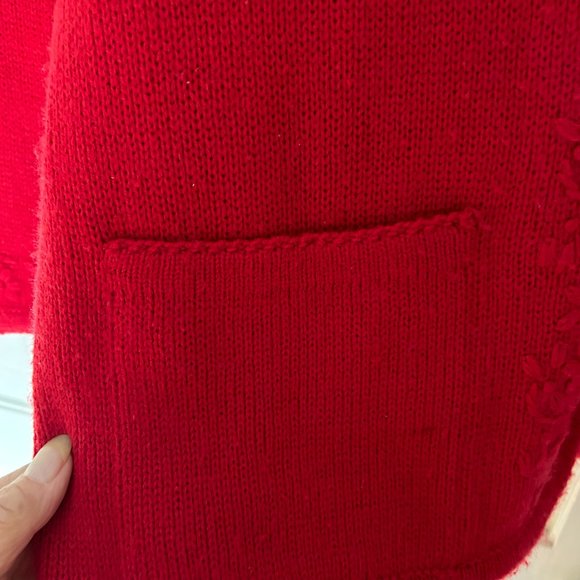 Kobe Size 40 (XL) Red  Sweater/Jacket with Embroidery - Picture 5 of 10